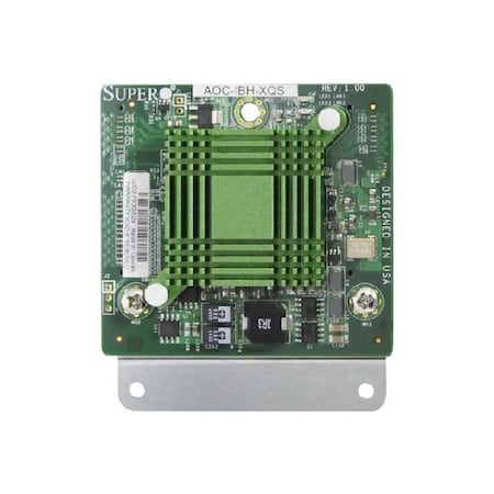 Supermicro Single-Port 40Gb/s Low Latency InfiniBand Adapter Card for SuperBlade AOC-IBH-XQS